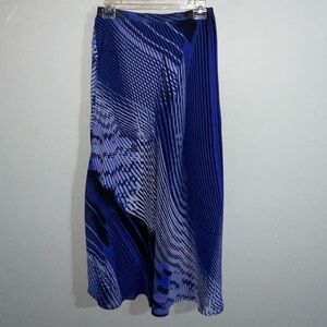 Christopher & Banks Avant-Garde Striped Maxi Skirt Small